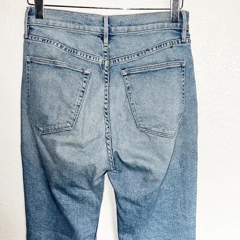 3x1  NYC Colorblock Shelter Raw Hem Straight Leg Jeans