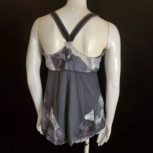 Lululemon  Cross My Heart Tank in White Coal Tinted Canvas Pattern (10) thumbnail 7