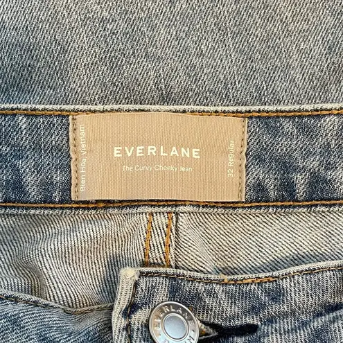 Everlane  Jeans Womens Size 32 Regular Blue The Curvy Cheeky Jean Straight Leg