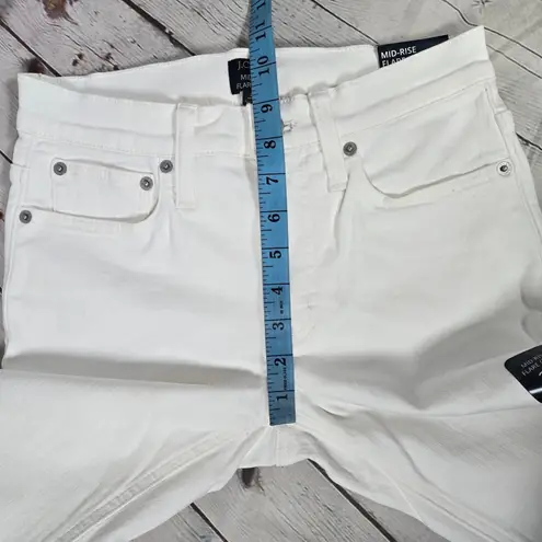 J. Crew Factory Flare crop white jean in signature stretch 25 NWT - Image 9