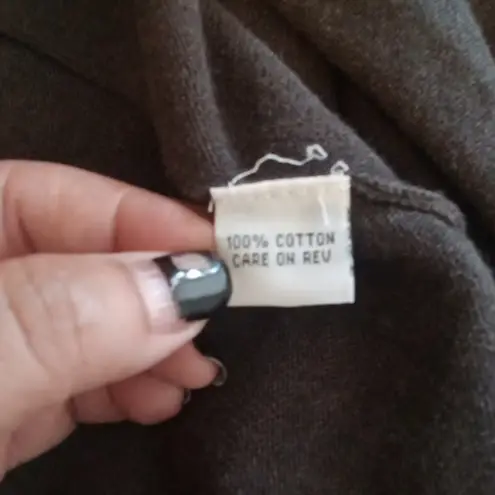 Bryn Walker Brown and Red Cardigan Sweater with Classic Knit Design Open Size S