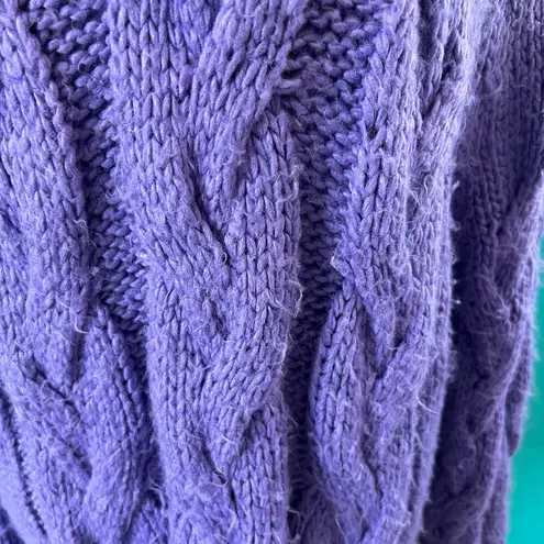 Love, Whit by Whitney Port Purple Chunky Sweater Oversized Slouchy Size L Size L