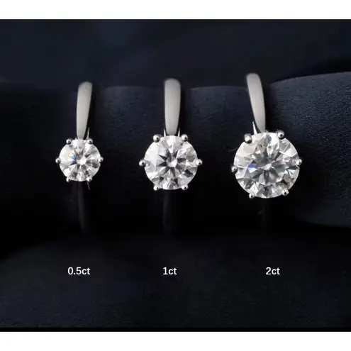 Boutique 1Ct‎ Solitaire Platinum 925 Simulated Diamond Engagement Wedding Ring, Size 8