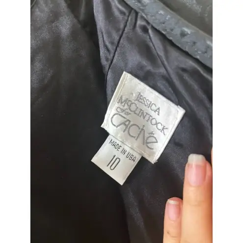 Jessica McClintock CACHE Maxi Skirt Gothic Steampunk Victorian style brocade 10