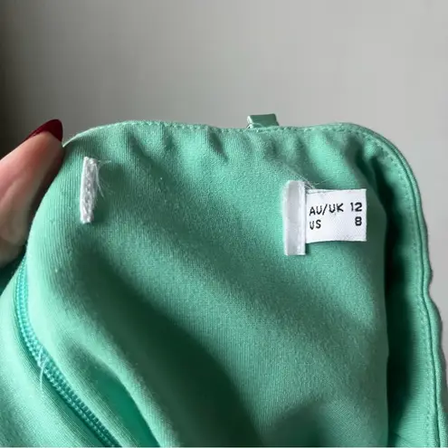 Petal and Pup Zahra Green Midi Side Slit Dress 8