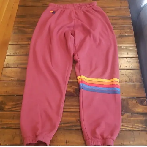 Aviator Nation  WOMENS Rainbow Stitch‎ Sweatpants