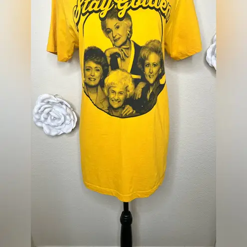 NTM: ABC Studios Golden Girls Stay Golden Yellow Gold Retro T Shirt Sz M Size M