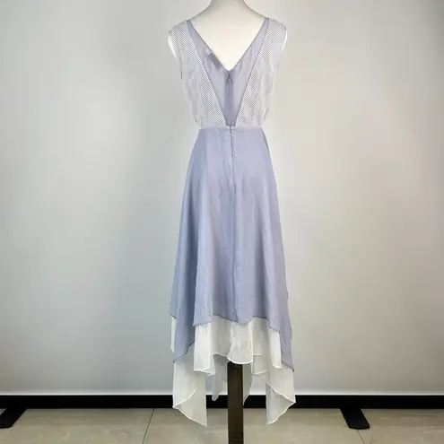 NWOT Mint Velvet Light Blue Irregular Sleeveless Maxi Dress US 8 UK 12