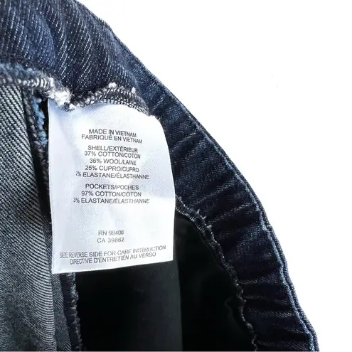 Theory  Thaniel D Joey Wool & Cotton Denim Slim Pull On Ankle Pants Size 2