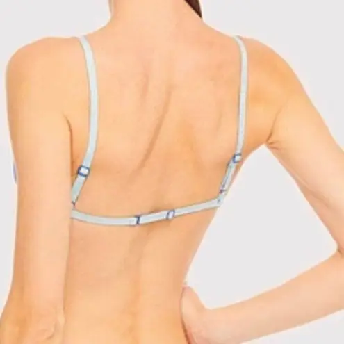 La Perla Bright blue silk Bra M