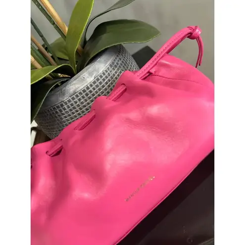 Mansur Gavriel Mini Cloud Lambskin Crossbody Clutch Bag Dolly Pink Womens Size O