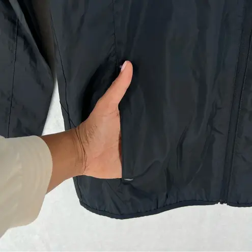 TYR Womens Alliance Windbreaker Black Wind & Water Resistant Full Zip Jacket Size XS