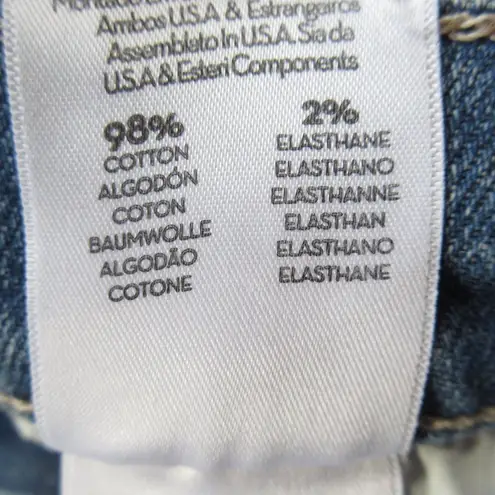 NWT Mother The Dodger Flood Cuff in Toil and Trouble Loose Straight Leg Jeans 26 Blue