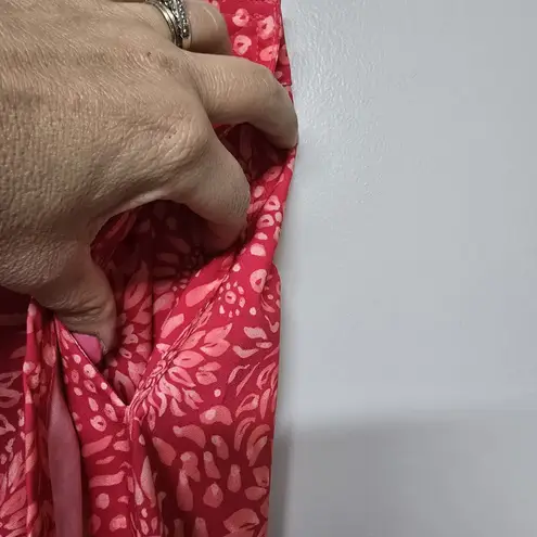 Ripskirt Dahlia Teaberry Wrap Cover Up Skirt Side Pockets EUC Sz L Beach Resort Pink Size L