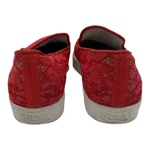Ash Illusion Lace Slip On Sneaker - Red/Coral - 38