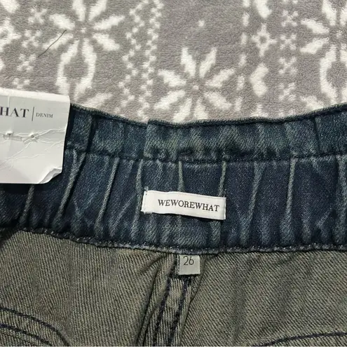 We Wore What Paperbag Buckle Jeans High Waisted Size 26