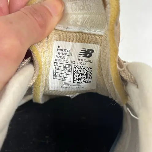 New Balance  Women’s 237 Cream Suede Sneakers 10