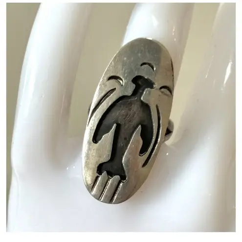 Vintage sterling silver overlay navajo vintage ring