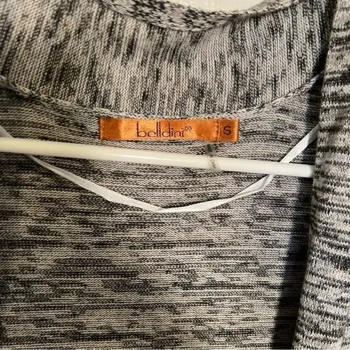 Belldini Open Duster Cardigan Marled Gray