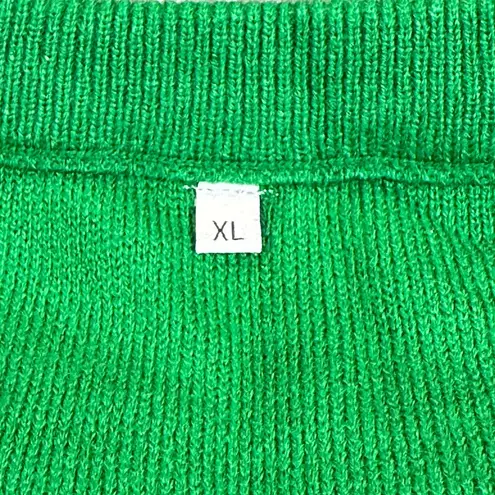 Unbranded Christmas Sweater Unisex XL Green LED Light Up Reindeer Funny Ugly