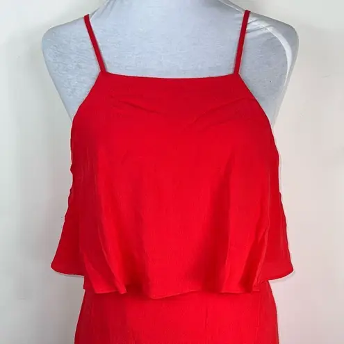 Bishop and Young Elizabeth Crosby Stella High/Low dress in Red (S)