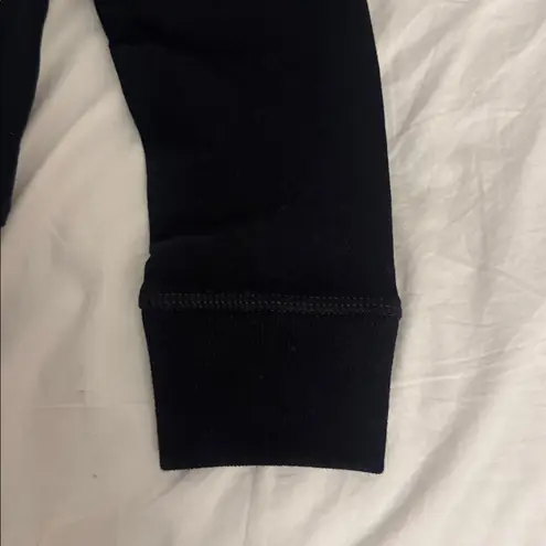 SoulCycle  Black Sweatshirt with Pink Graphic lips