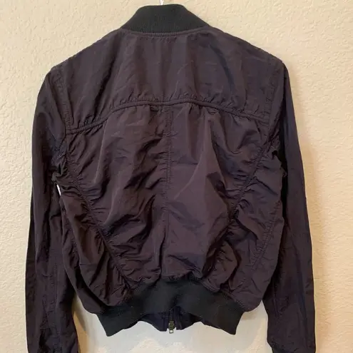 Vince  Washed Shrunken Bomber Jacket (XS)