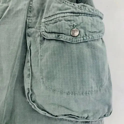 Joie  Pants 25 Capri Crop Cargo Pocket Gray/Blue