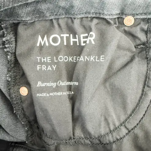 Mother Womens Jeans Size 27 Black Distressed Skinny Street Edgy Casual Cool