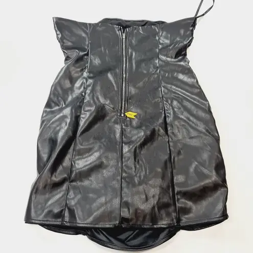 superdown  Lily Ruched Mini Dress in Black Large