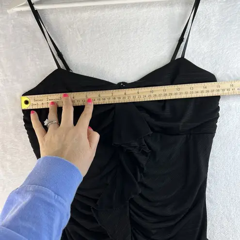 Takara  L Large Babydoll Top Vintage Y2K Ruched Ruffle Tank Whimsygoth Goth Fairy - Image 11