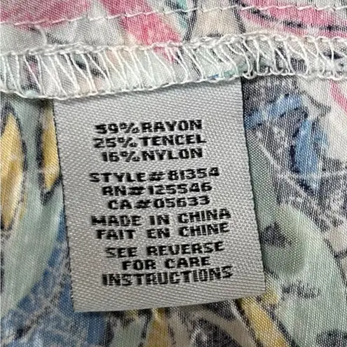 Habitat Escape by Clothes Womens Dress Floral Sleeveless Shift Colorful Sz Small