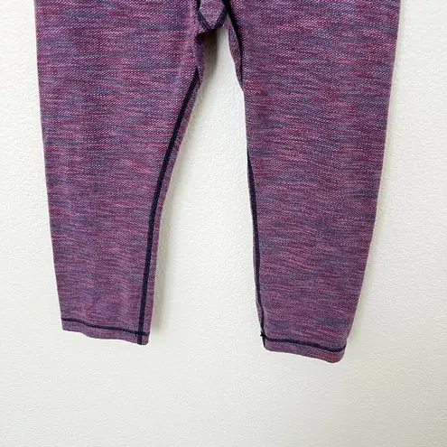 Lululemon [] Wunder Under Crop II Roll Down Diamond Jacquard Space Dye Legging 8