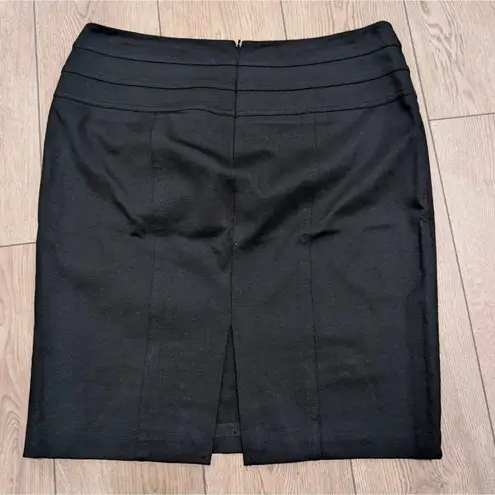 INC Womens PLUS 14W 1X Black Slim Knee Length Pencil SKIRT Sexy Stretchy