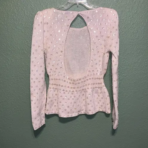 Deadstock Victoria’s Secret Moda International sequin sweater New with tags nwt Size L