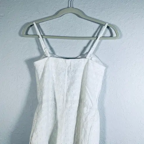 Jack by BB Dakota O'Hara Womens Waist Tie Embroidered Romper White Sz 0 Coquette