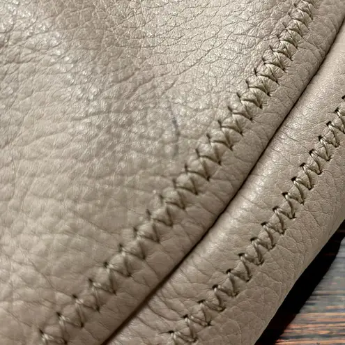 Stone Mountain  Taupe Leather Shoulder‎ Bag