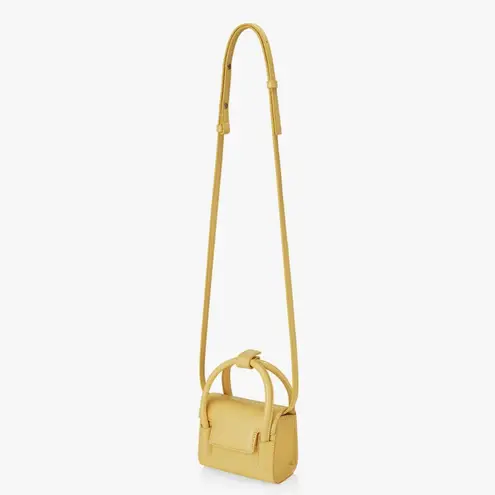 FINDKAPOOR Marty Bag 12 Crinkled Butter Micro Bag Yellow