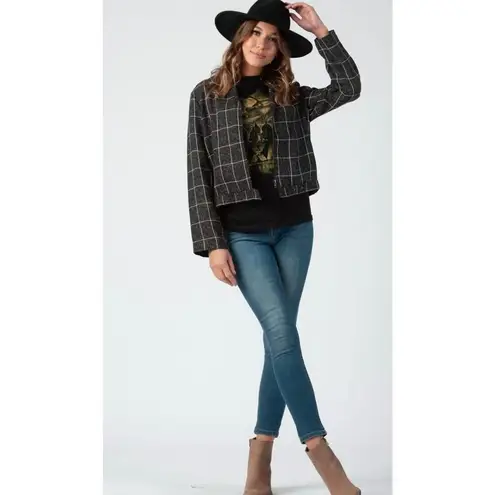 ✨LUCCA LOOKING OUT THE WINDOW MOTO SZ MEDIUM JACKET✨ Black