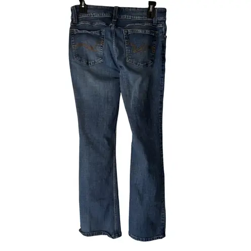 Wrangler  Womens Boot Cut Jeans Medium Wash Size 5x32 Western Denim Cowboy