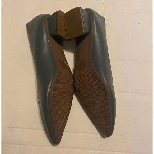 C.PARAVANO Women’s Low Block Heel Blue Pumps Size EU 38 US 7.5 SEE DESCRIPTION