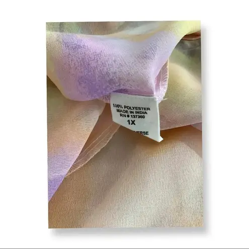 Live 4 Truth  Size 2X Pastel Multi Color Swimsuit  Cover Up New - Image 4