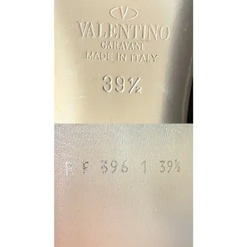 Valentino Garavani Black Leather Knee High boots Size 39.5/9.5 Women’s