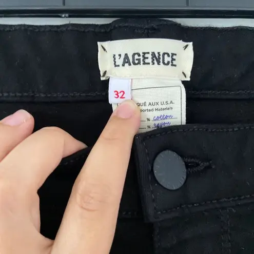 L'Agence NWOT L’AGENCE Margot Skinny Jeans in Noir Size 32