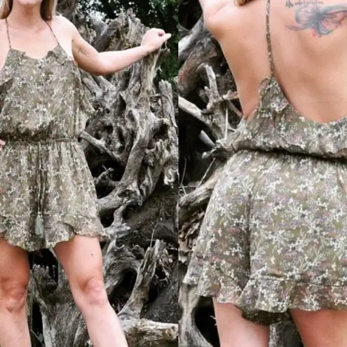 Hommage Floral Chiffon Romper