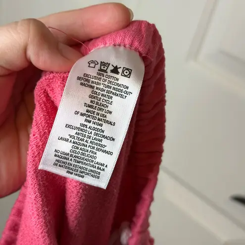 Free City Pink Dove Pull On Jogger Sweatpants