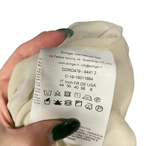 Roberto Cavalli Class Tess Fringed Snake Dress Size 44 / US 8