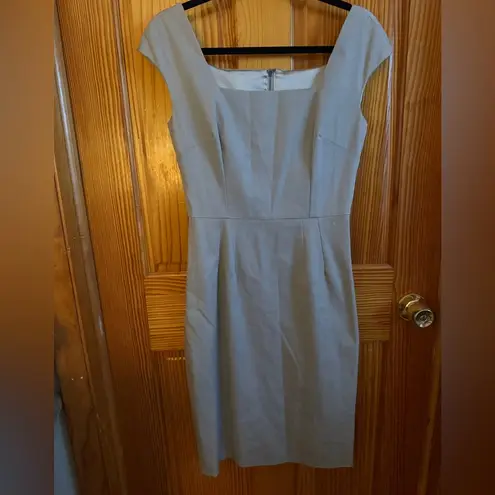 Dolce & Gabbana Midi Dress in Cream with Cap Sleeves