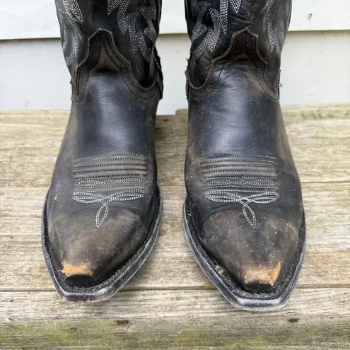 Idyllwind Latigo Western Cowgirl Boots Snip Toe Black Size 10B