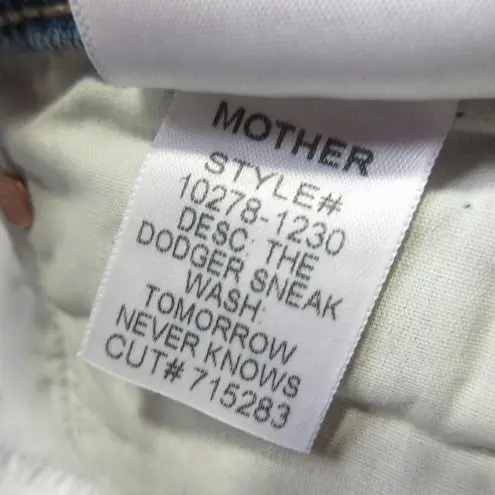 NWT Mother The Dodger Sneak in Tomorrow Never Knows Loose Wide Leg Jeans 31 Blue